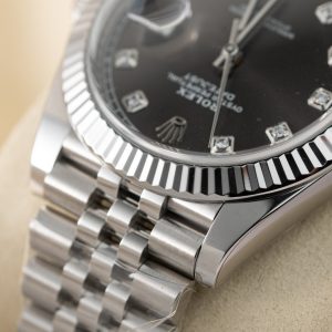 Đồng Hồ Rolex Chế Tác DateJust 126234 Mặt Xám Cọc Số Đá Xưởng Clean 36mm (5)