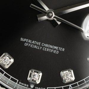 Đồng Hồ Rolex Chế Tác DateJust 126334 Mặt Đen Cọc Số Đá Xưởng Clean 41mm (2)