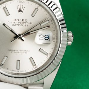 Đồng Hồ Rolex Chế Tác DateJust 126334 Mặt Số Bạc Cọc Dạ Quang Xưởng Clean 41mm (8)