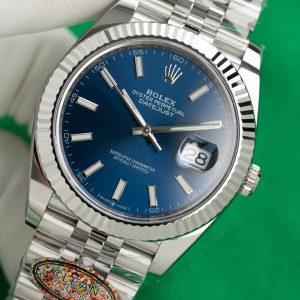 Đồng Hồ Rolex Chế Tác DateJust 126334 Mặt Xanh Dương Xưởng Clean 41mm (1)