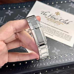 Đồng Hồ Rolex Chế Tác GMT Masster II Mặt Đen Xưởng Clean Cao Cấp Nhất 40mm (1)