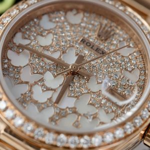 Đồng Hồ Rolex DateJust Vàng Nguyên Khối Kim Cương Tự Nhiên Chế Tác (12)