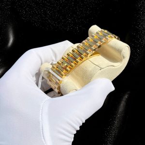 Đồng Hồ Rolex Day-Date Đính Đá Moissanite Full Mặt Bọc Vàng 18K 40mm (6)