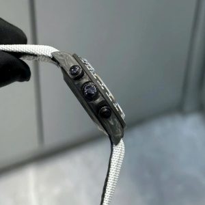 Đòng Hồ Rolex Daytona Diw Chế Tác Sợi Carbon Dây Vải 40mm (1)