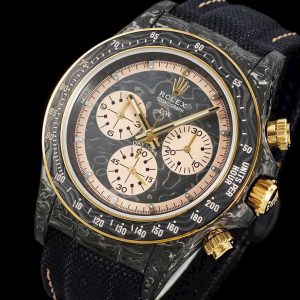 Đồng Hồ Rolex Daytona Diw Chế Tác Vỏ Sợi Carbon Siêu Nhẹ 40mm (1)