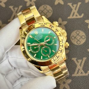 Đồng Hồ Rolex Daytona Fake Máy Cơ Nhật Mặt Xanh Lá Cây 40mm