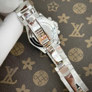 Đồng Hồ Rolex Daytona Fake Máy Nhật Automatic Mặt Số Trắng 40mm (1)