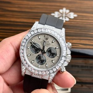Đồng Hồ Rolex Daytona Nam Đính Đá Replica Cao Cấp Xưởng JVS 40mm (2)