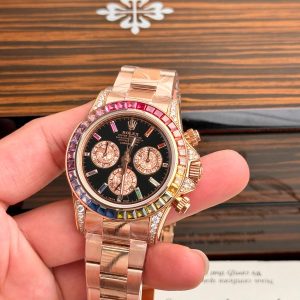 Đồng Hồ Rolex Daytona Rainbow Fake Cao Cấp Máy Thụy Sỹ 40mm (5)