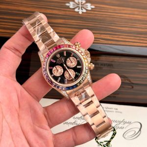 Đồng Hồ Rolex Daytona Rainbow Fake Cao Cấp Máy Thụy Sỹ 40mm (5)