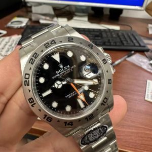 Đồng Hồ Rolex Explorer II 216570 Mặt Số Đen Xưởng Clean 42mm (3)