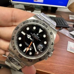 Đồng Hồ Rolex Explorer II 216570 Mặt Số Đen Xưởng Clean 42mm (3)