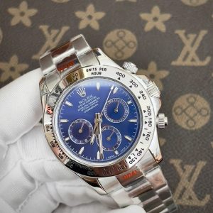 Đồng Hồ Rolex Fake Máy Nhật Automatic Daytona Mặt Xanh Dương 40mm (8)