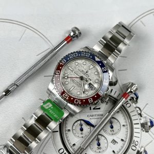 Đồng Hồ Rolex GMT Master II Chế Tác Mặt Số Thiên Thạch Xưởng C+ 40mm (4)