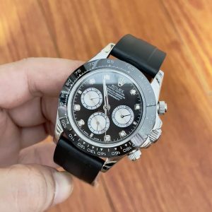 Đồng Hồ Rolex Nam Dây Cao Su Automatic Nam Fake Nhật 40mm (1)