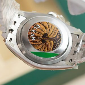 Đồng Hồ Rolex Nam Rep 11 Mặt Xanh Dương Đính Đá Xưởng Clean 126234 36mm (1)