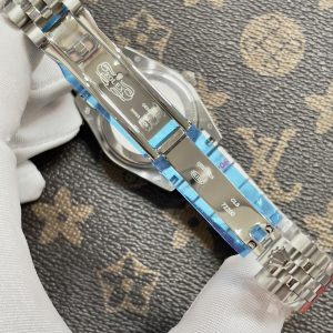 Đồng Hồ Rolex Nữ Dây Kim Loại Fake Máy Nhật Automatic 31mm (1)