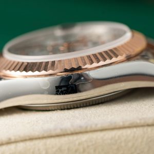 Đồng Hồ Rolex Phủ Vàng Thật Mặt Hoa Lá Chế Tác Hong Kong 31mm (1)