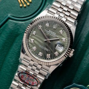 Đồng Hồ Rolex Rep 11 Mặt Số Cây Lá Đính Đá Xưởng Clean 126234 36mm (6)