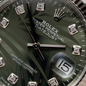 Đồng Hồ Rolex Rep 11 Mặt Số Cây Lá Đính Đá Xưởng Clean 126234 36mm (6)