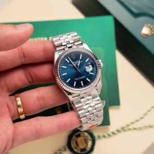 Đồng Hồ Rolex Replica 11 Mặt Xanh Cọc Dạ Quang Clean 126234 36mm (1)