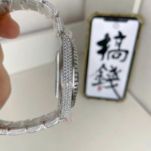 Đồng Hồ Rolex Submariner Chế Tác Full Đá Máy Thụy Sỹ Xưởng AMG 40mm (6)