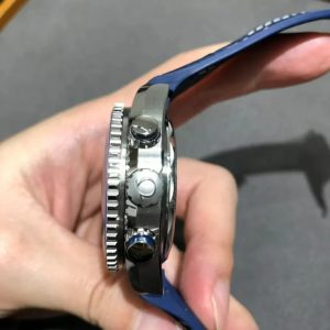 Đồng Hồ Seamaster Planet Ocean Chronograph Automatic Màu Xanh OMF 45 (5)