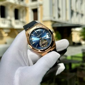 Đồng Hồ Vacheron Constantin Chế Tác Lồng Tourbillon Chuyển Động Màu Xanh 41mm (1)