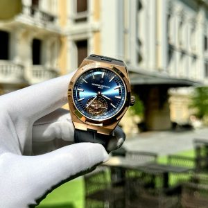 Đồng Hồ Vacheron Constantin Chế Tác Lồng Tourbillon Chuyển Động Màu Xanh 41mm (1)