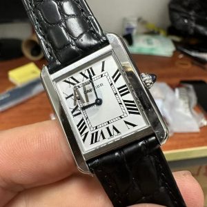 Đồng hồ Cartier Tank Solo Small Nữ Dây Da Xưởng AF 24x31mm (1)