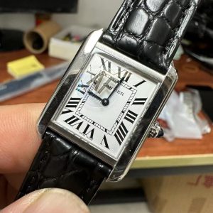 Đồng hồ Cartier Tank Solo Small Nữ Dây Da Xưởng AF 24x31mm (1)