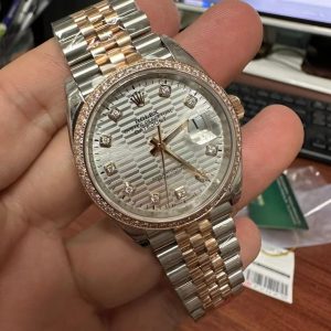 Replica Rolex Watch Datejust 126281 Sliver Fluted Dial VS Factory 36mm (1)