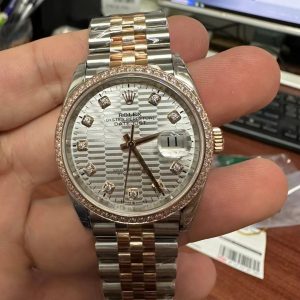 Replica Rolex Watch Datejust 126281 Sliver Fluted Dial VS Factory 36mm (1)