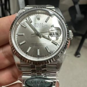 Rolex DateJust 126234 Sliver Dial Best Replica Clean Factory 36mm (3)