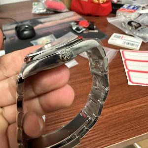 Rolex Oyster Perpetual 124300 Green Dial Replica Watch Clean Factory 41mm (5)