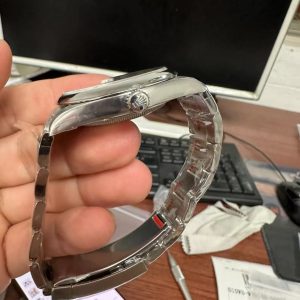 Rolex Oyster Perpetual 124300 Yellow Dial Replica Watch Clean Factory 41mm (6)