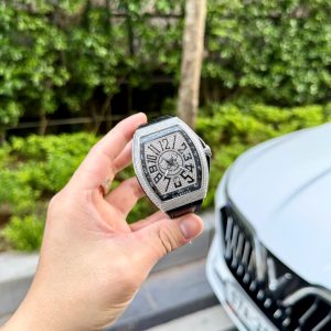 Đồng Hồ Franck Muller Đính Full Đá Vanguard V45 Xưởng ABF Replica 45mm (1)