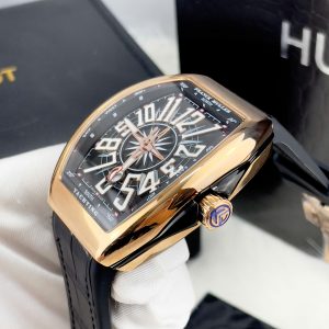 Đồng Hồ Franck Muller V45 Fake Máy Cơ Nhật Màu Đen 45mm (1)