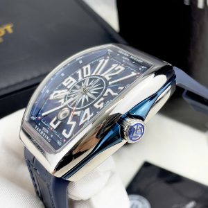 Đồng Hồ Franck Muller V45 Fake Máy Nhật Automatic Màu Xanh 45mm (6)