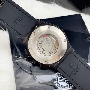 Đồng Hồ Hublot Chronograph Màu Đen Máy Cơ Nhật Fake Cao Cấp 42mm (4)