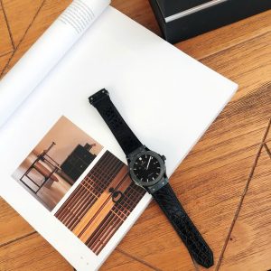 Đồng Hồ Hublot Classic Fusion Black Ceramic Replica Cao Cấp Xưởng JJZ 42mm (2)