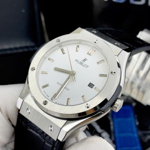 Đồng Hồ Hublot Classic Fusion Fake Máy Cơ Automatic Nhật Mặt Trắng 38-42mm (2)