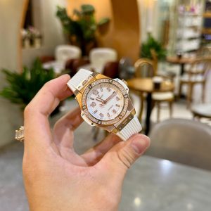 Đồng Hồ Hublot Đính Đá Big Bang One Click King Gold Replica 39mm (2)