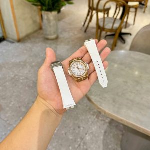 Đồng Hồ Hublot Đính Đá Big Bang One Click King Gold Replica 39mm (2)