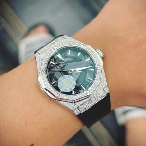 Đồng Hồ Hublot Orlinski Đính Full Đá Moissanite Hong Kong APS 40mm (7)