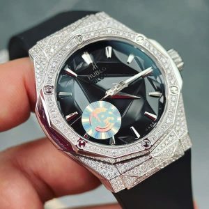 Đồng Hồ Hublot Orlinski Đính Full Đá Moissanite Hong Kong APS 40mm (7)