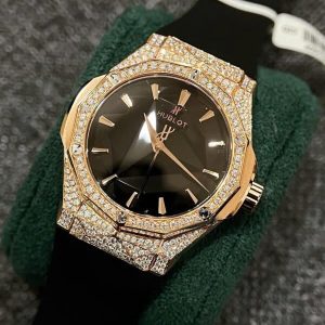 Đồng Hồ Hublot Orlinski King Gold Đính Đá Moissanite Hong Kong APS 40mm (7)