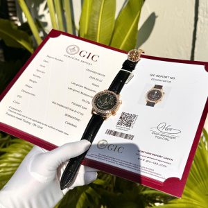 Đồng Hồ Patek Philippe Complications 6104R Phủ Vàng Đính Đá Moissanite 44mm (1)