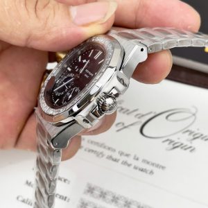 Đồng Hồ Patek Philippe Fake Nhật Nautilus 5724 Đính Đá Baguette 41mm (4)