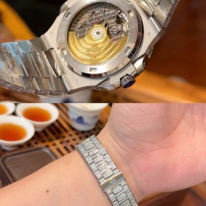 Đồng Hồ Patek Philippe Nautilus 5719 Đính Full Đá Replica Cao Cấp 40mm (9)